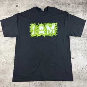 I AM Band Shirt Texas Death Hardcore Band Shirt Size XL